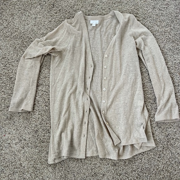 J.Jill Linen Cardigan - Picture 1 of 2